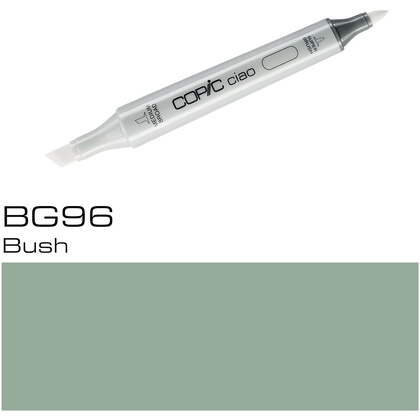 Маркер перманентный "Copic ciao", BG-96 зеленый куст