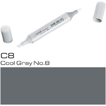Маркер перманентный "Copic Sketch", C-8 холодный серый №8