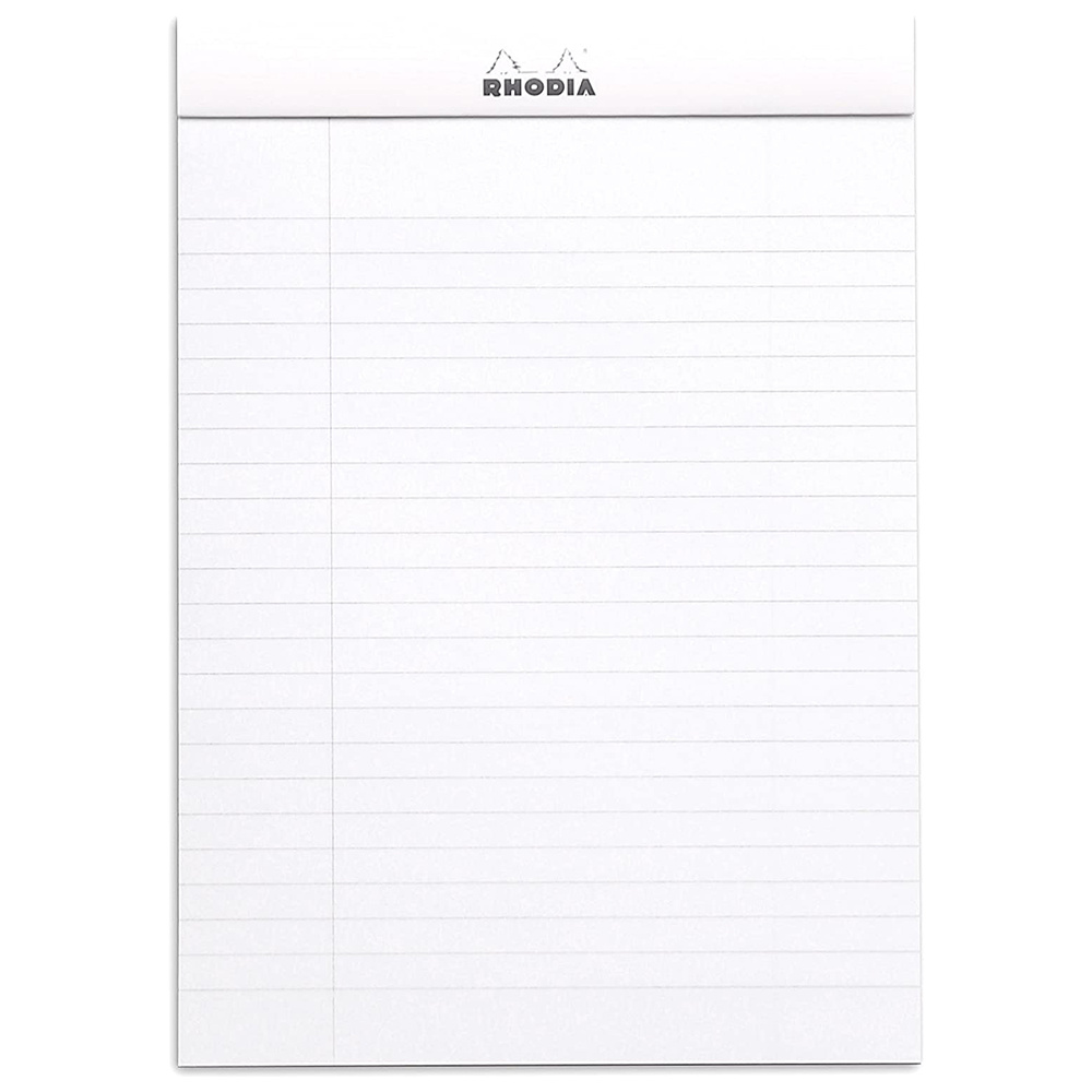 Блокнот "Rhodia", А5, 80 листов, линейка, белый - 2