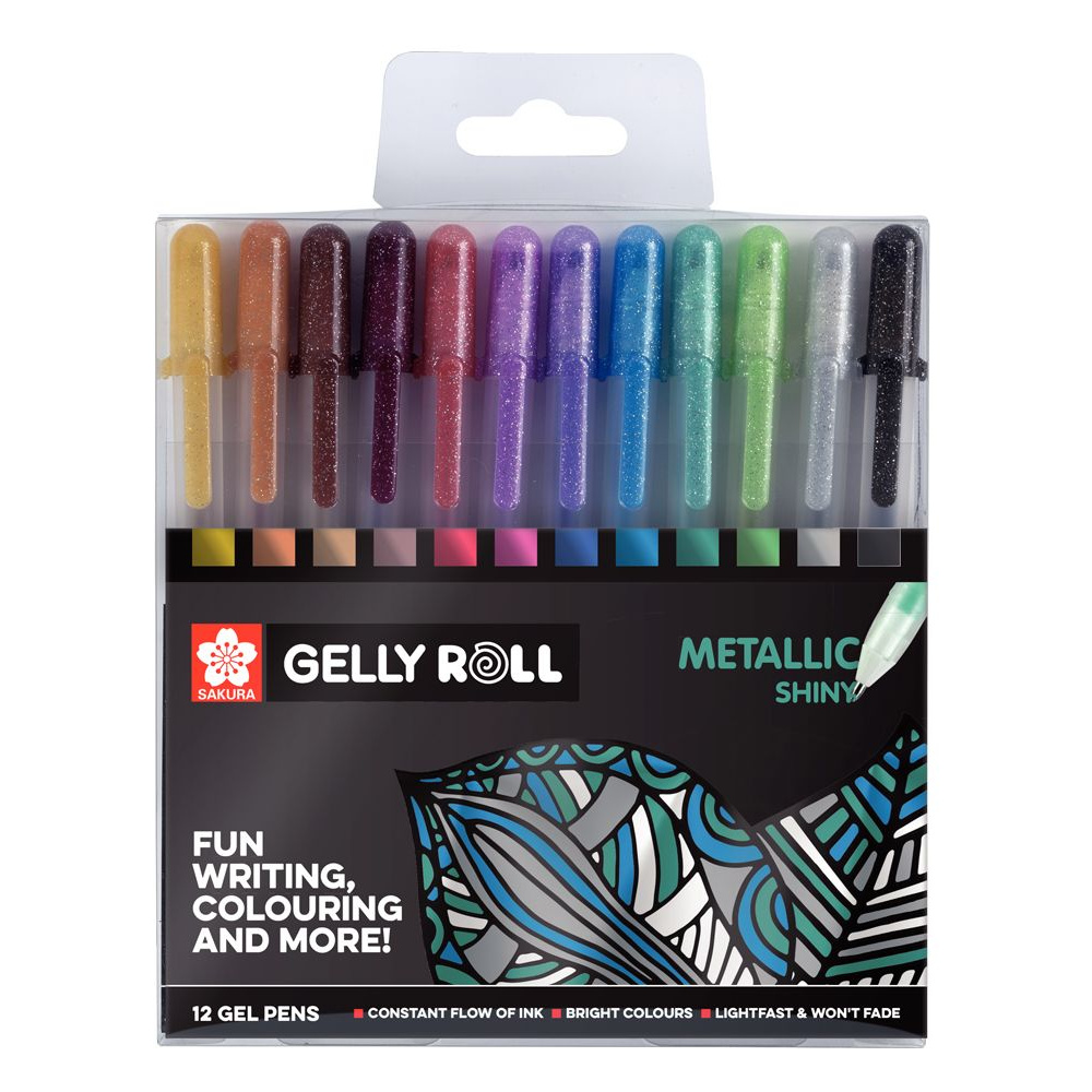 Набор гелевых ручек "Gelly Roll Metallic", 12 шт.