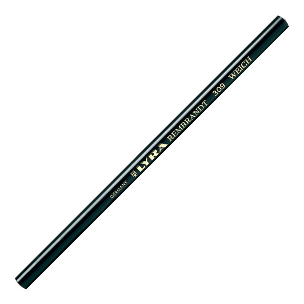 Карандаш карбоновый LYRA "Rembrandt Carbon", мягкий, 5В, черный