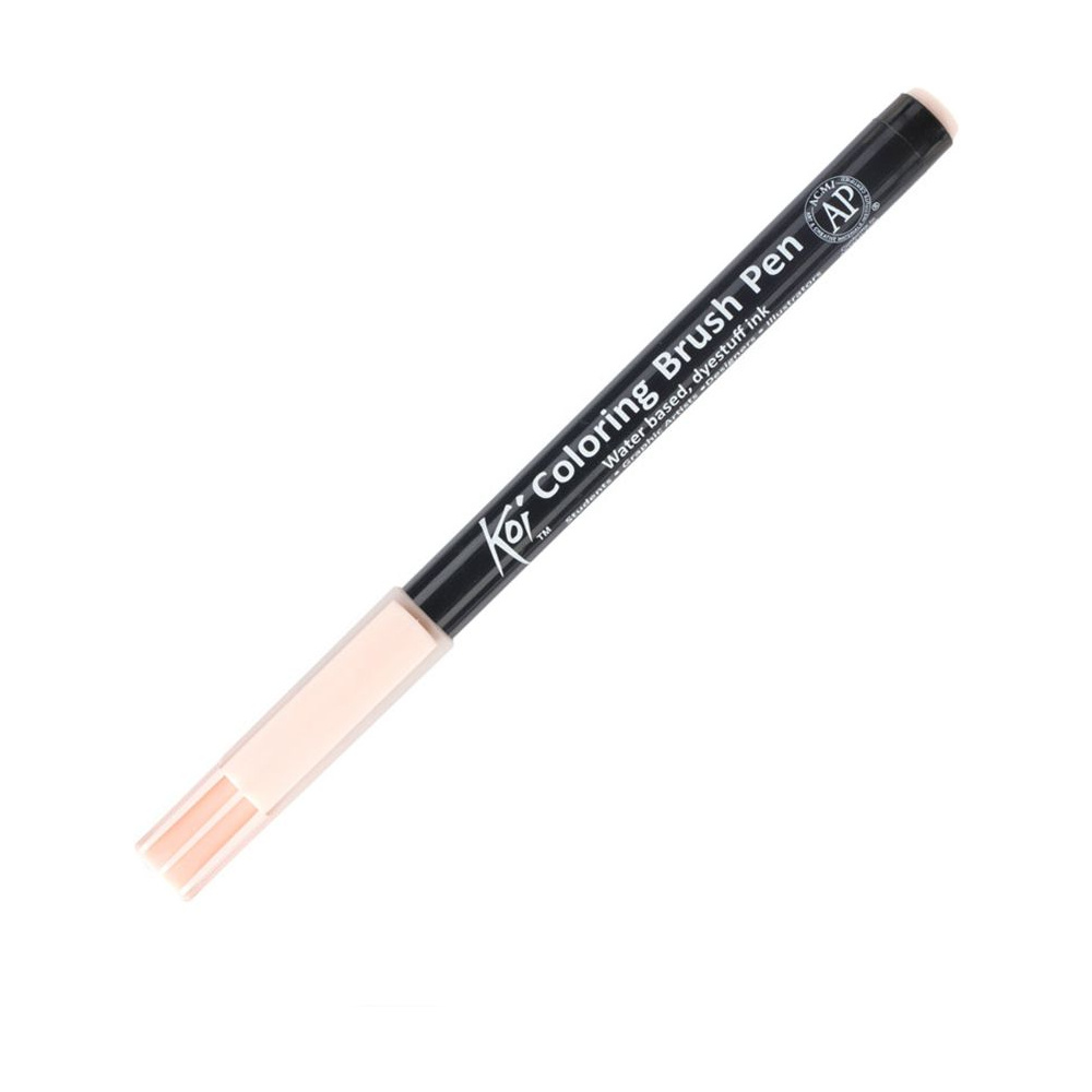 Маркер акварельный "Koi Color Brush", светло-оранжевый