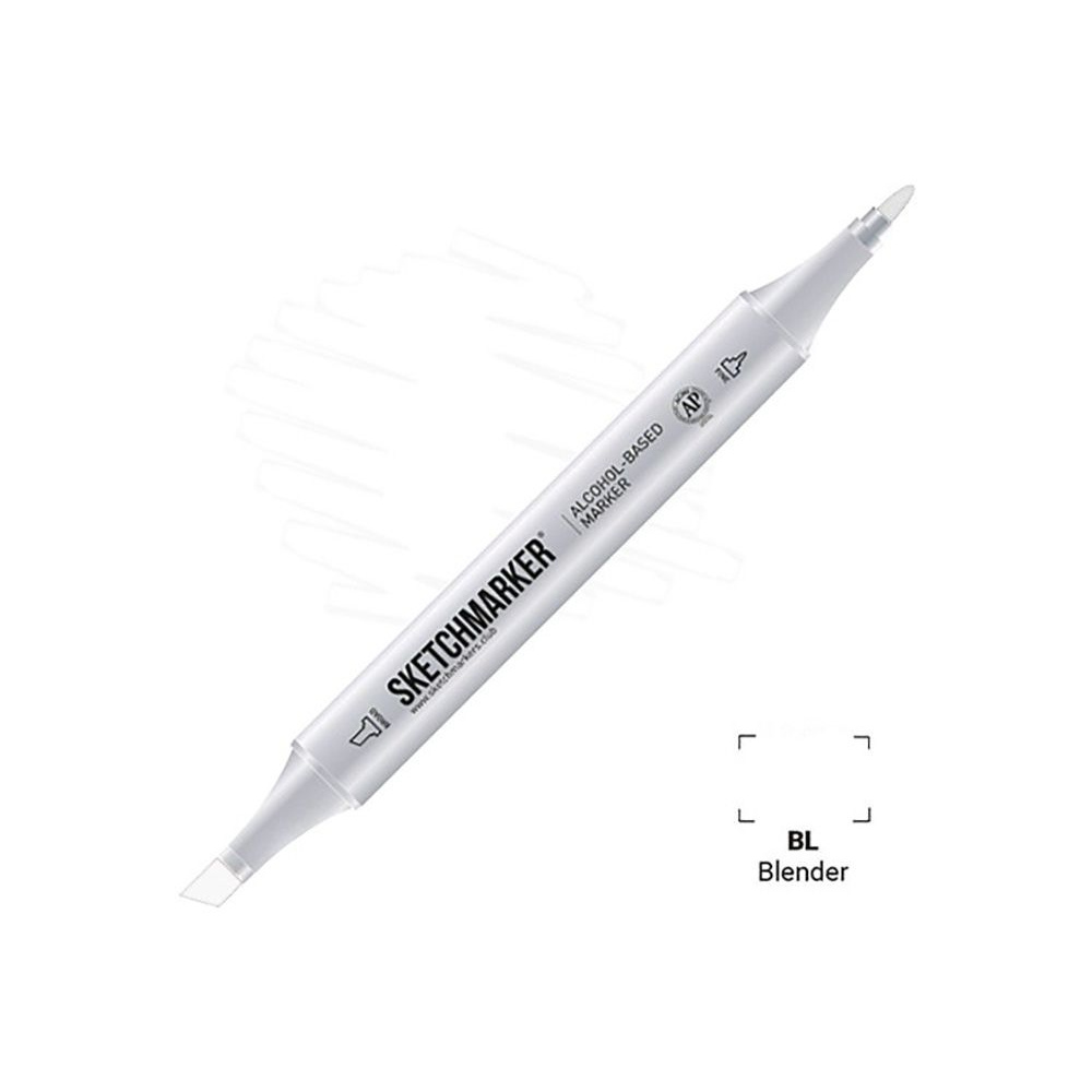 Маркер перманентный двусторонний "Sketchmarker", BL блендер