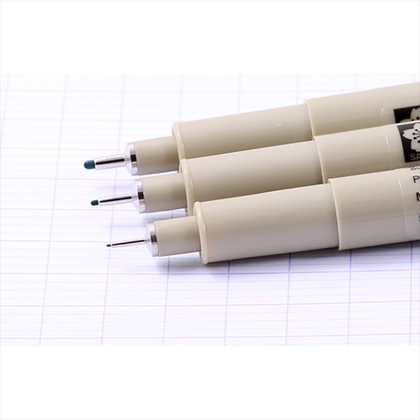 Ручка капиллярная "Pigma Micron", 0.5 мм, зелёный - 4