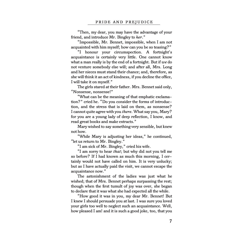 Книга на английском языке "Pride and Prejudice = Гордость и предубеждение", Остин Дж. - 6