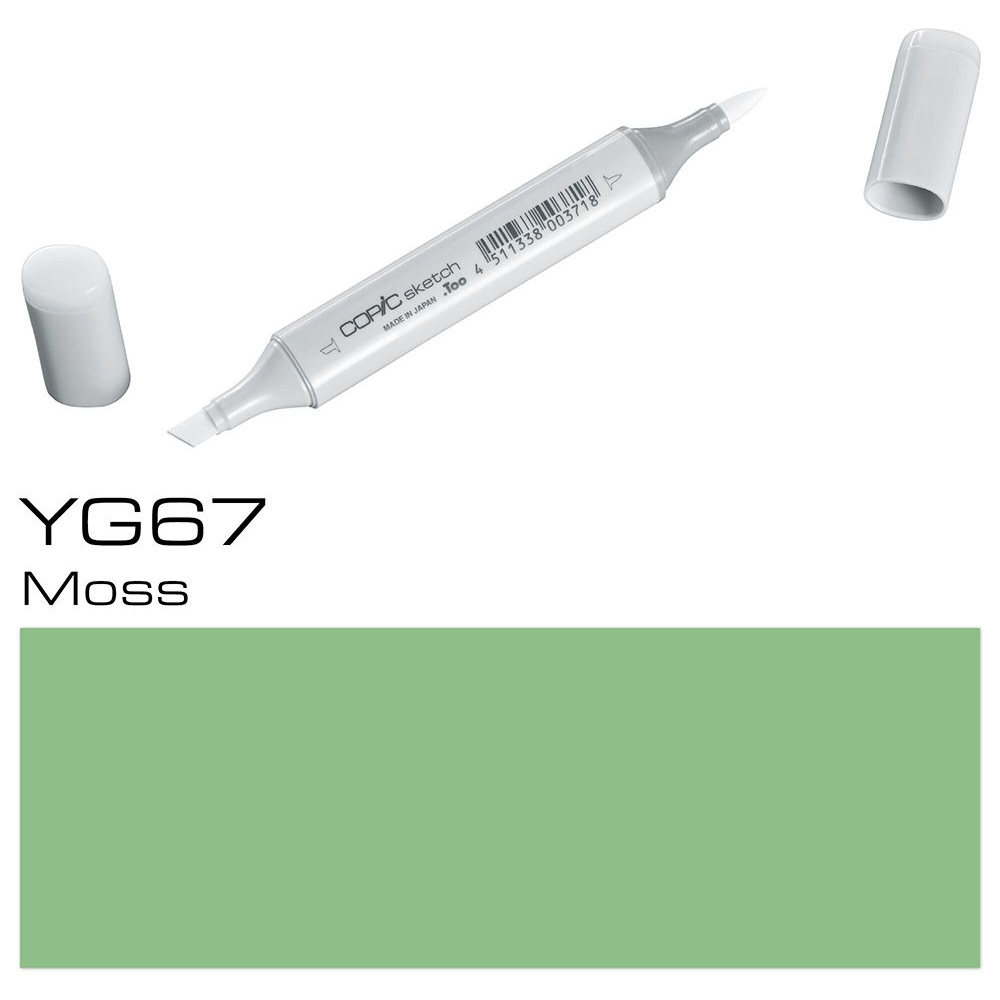 Маркер перманентный "Copic Sketch", YG-67 мох