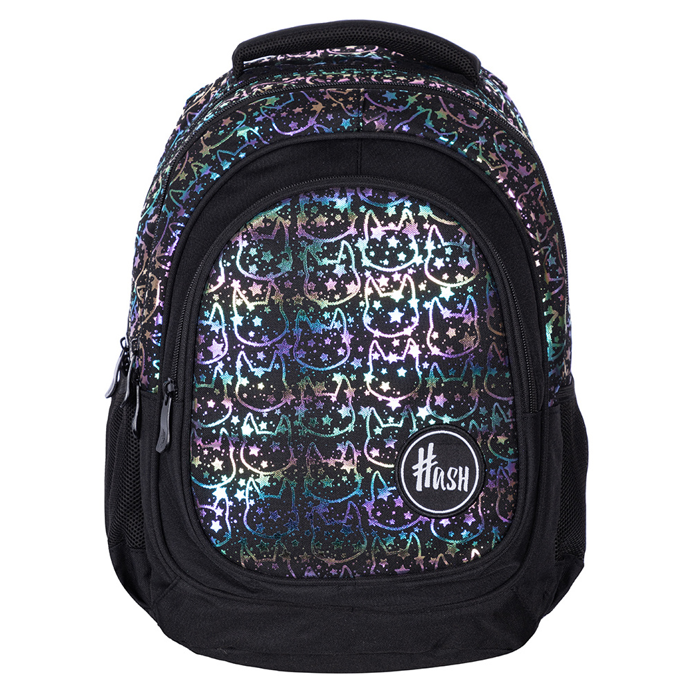 Рюкзак молодежный "Hash neon kitty", чёрный - 2