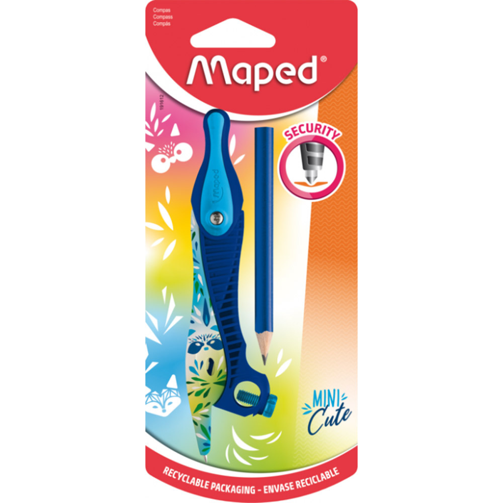 Циркуль "Compass holder Kidz mini cute" блистер, 2 предмета - 2
