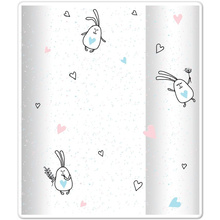 Обложка для тетрадей "Bunny", 350x210 мм, разноцветный
