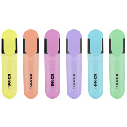 Набор маркеров текстовых "Bright Liner Pastel", 6 шт, ассорти - 2