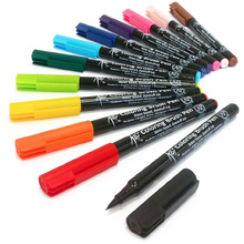 Набор маркеров акварельных "Koi Color Brush", 12 цветов