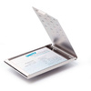 Визитница карманная "Business Card Box Chrome", серебристый - 2