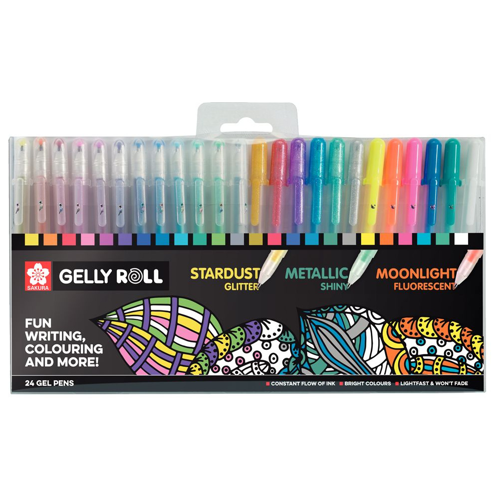 Ручка гелевая "Gelly Roll", 24 шт.