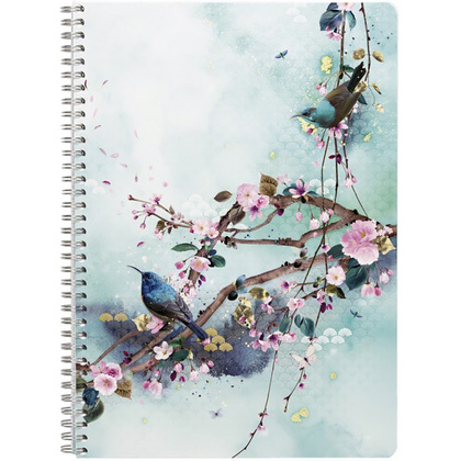 Блокнот "Sakura dream", А4, 74 листа, линейка, ассорти