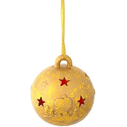 Украшение новогоднее "Шар. Сияние звезд", 9 см - 4