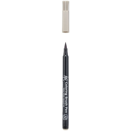 Маркер акварельный "Koi Color Brush", теплый серый - 3