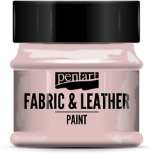 Краска для текстиля "Pentart Fabric & Leather paint", 50 мл, розовый