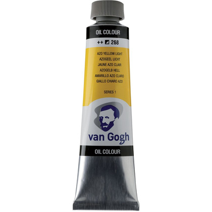 Краски масляные "Van Gogh", 268 желтый светлый АЗО, 40 мл, туба