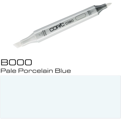 Маркер перманентный "Copic ciao", B-000 бледно-фарфоровый синий