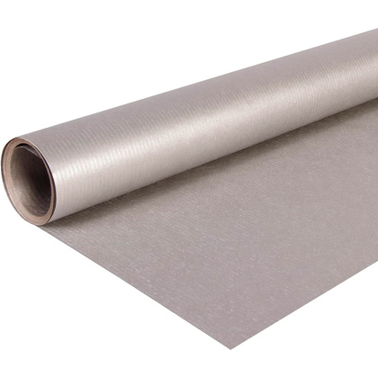 Бумага декоративная в рулоне "Coloured Kraft", 3x0,7 м, 65 г/м2, серебристый