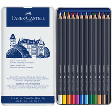 Карандаши цветные "Goldfaber", 12 шт., металлическая упаковка