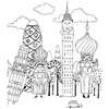 Раскраска "Миллион котов" - 4
