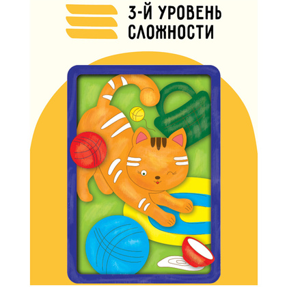 Набор для творчества "3D панно: Котик" - 4