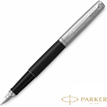 Ручка перьевая "Jotter Royal Blue CT", M, черный, серебристый, патрон синий