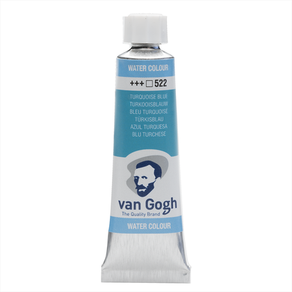 Краски акварельные "Van Gogh", 522 бирюзовый, 10 мл, туба