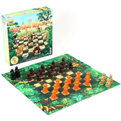 Игра настольная "Озорные шашки" - 2