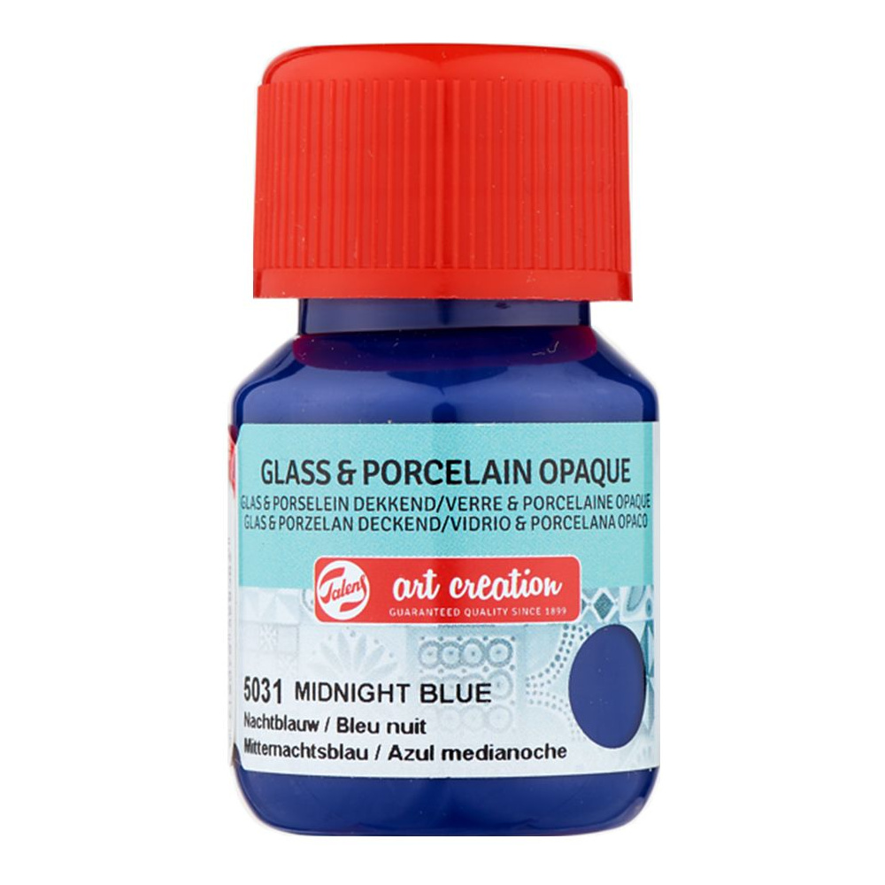 Краски декоративные "GLASS&PORCELAIN OPAQUE", 30 мл, 5031 синий