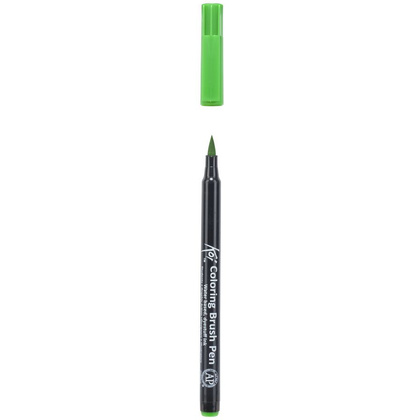 Маркер акварельный "Koi Color Brush", изумрудный - 3