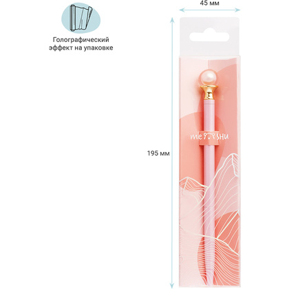 Ручка шариковая "Pink pearl", 1.0 мм, розовый, стерж. синий - 5