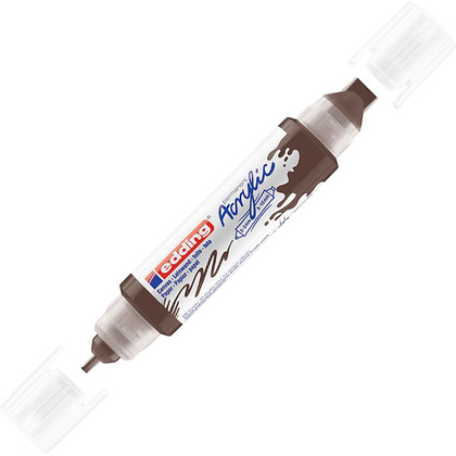 Маркер акриловый "Edding 3D Double Liner", шоколад