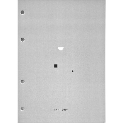 Сменный блок для тетради на кольцах "Minimalism", А5, 80 листов, клетка, серый