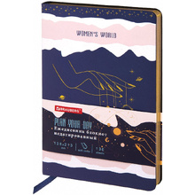 Ежедневник недатированный "Women's World", А5, 136 страниц, синий