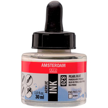 Жидкий акрил "Amsterdam", 820 жемчужный синий, 30 мл