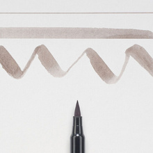 Маркер акварельный "Koi Color Brush", теплый серый
