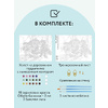 Картина по номерам "Сирень в корзине" - 3