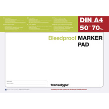 Блок-склейка бумаги для маркеров "Marker Pad", A4, 70 г/м2, 50 листов