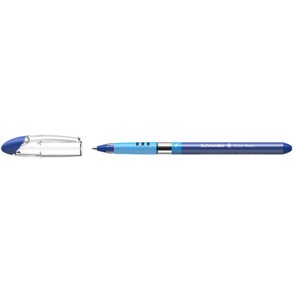 Ручка шариковая "Schneider Slider Basic F", синий, стерж. синий - 3