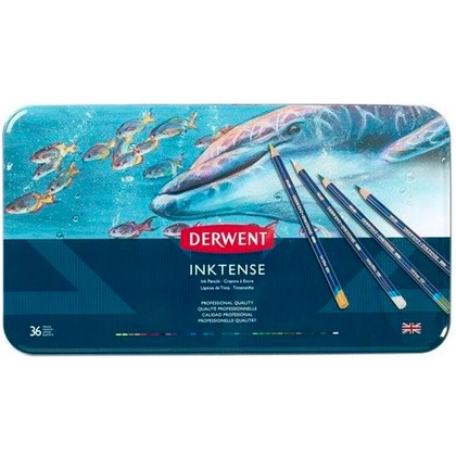 Набор акварельных карандашей "Inktense", 36 цветов - 2