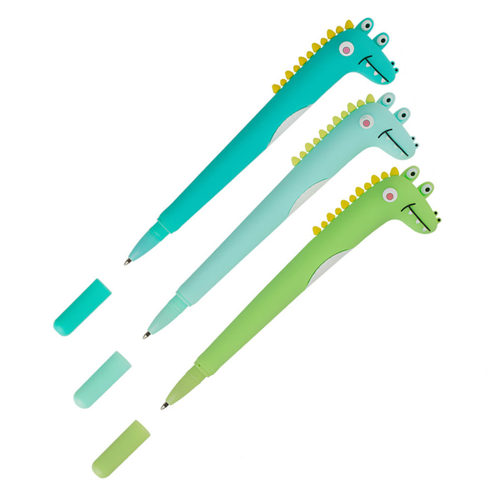 Ручка шариковая "Alligators", 0,7 мм, ассорти, стерж. синий