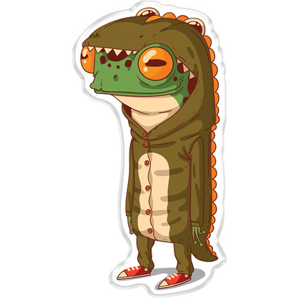 Значок "Frogodile"