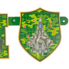 Гирлянда "Поздравляем", камуфляж, 200 см, зеленый - 2