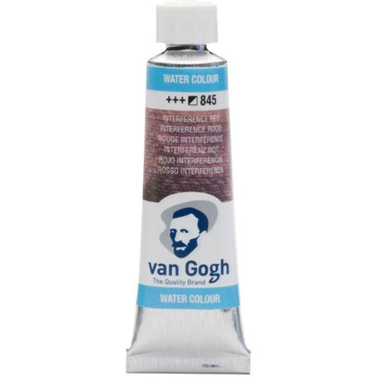 Краски акварельные "Van Gogh", 845 интерферентный красный, 10 мл, туба