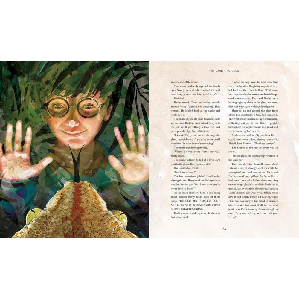 Книга на английском языке "Harry Potter and the Philosopher`s Stone HB Illustr.", Rowling J.K.  - 5