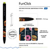 Ручка шариковая автоматическая "FunClick. Food in black", 0,7 мм, ассорти, стерж. синий - 3