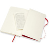 Блокнот "Classic Soft Large", А5, 96 листов, клетка, красный - 5