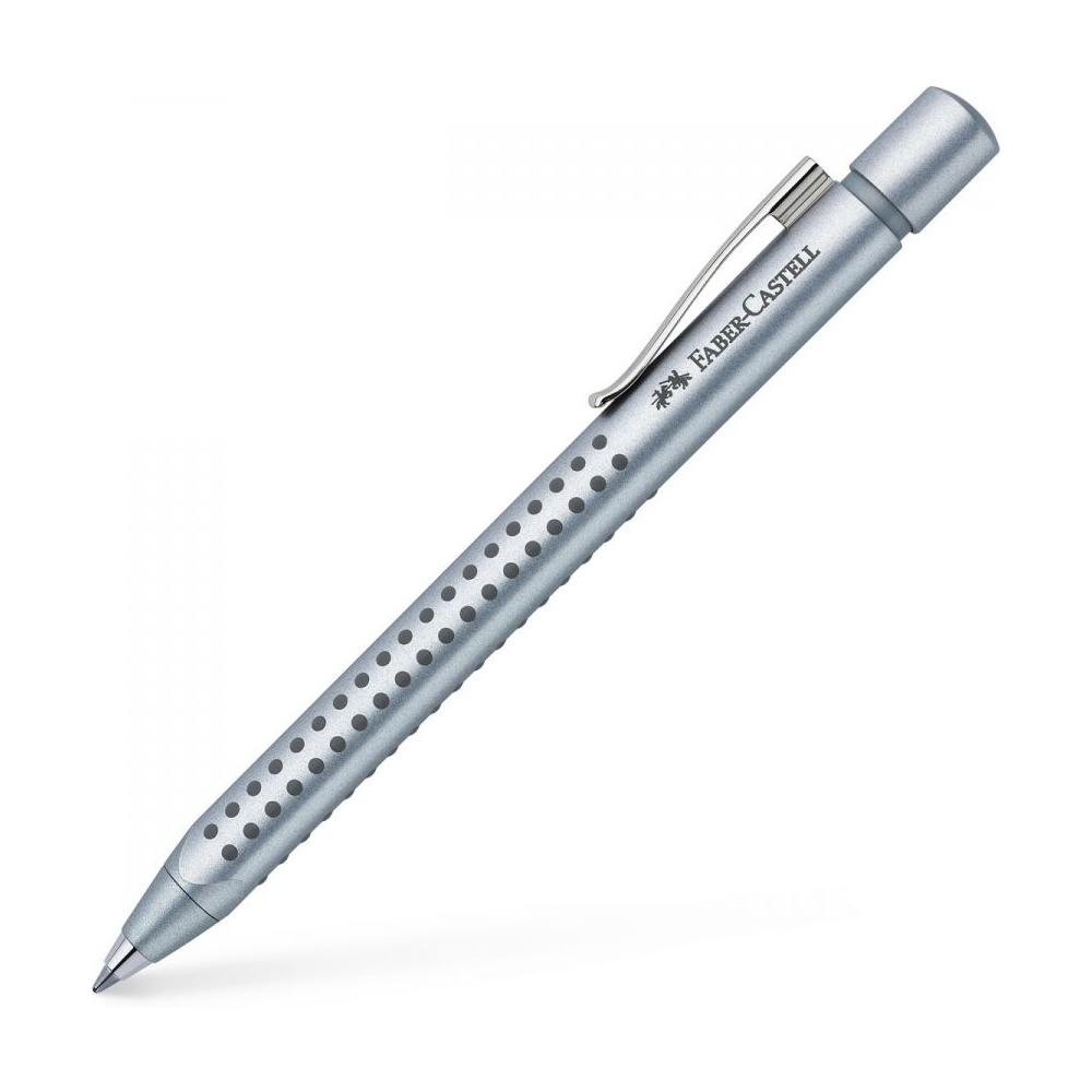 Ручка шариковая автоматическая "Faber-Castell Grip 2011", 0.7 мм, черный, стерж. синий - 4